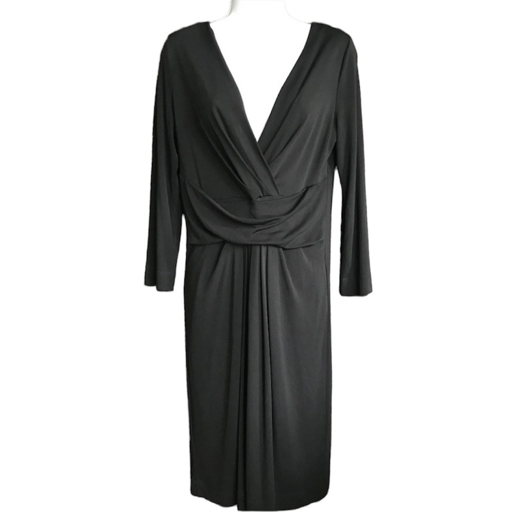 Sinequanone Designed in Paris Black Rayon Blend Cocktail Dress